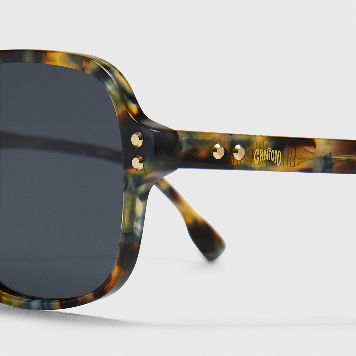 BLUE AND YELLOW TORTAINO POLARIZED SUNGLASSES