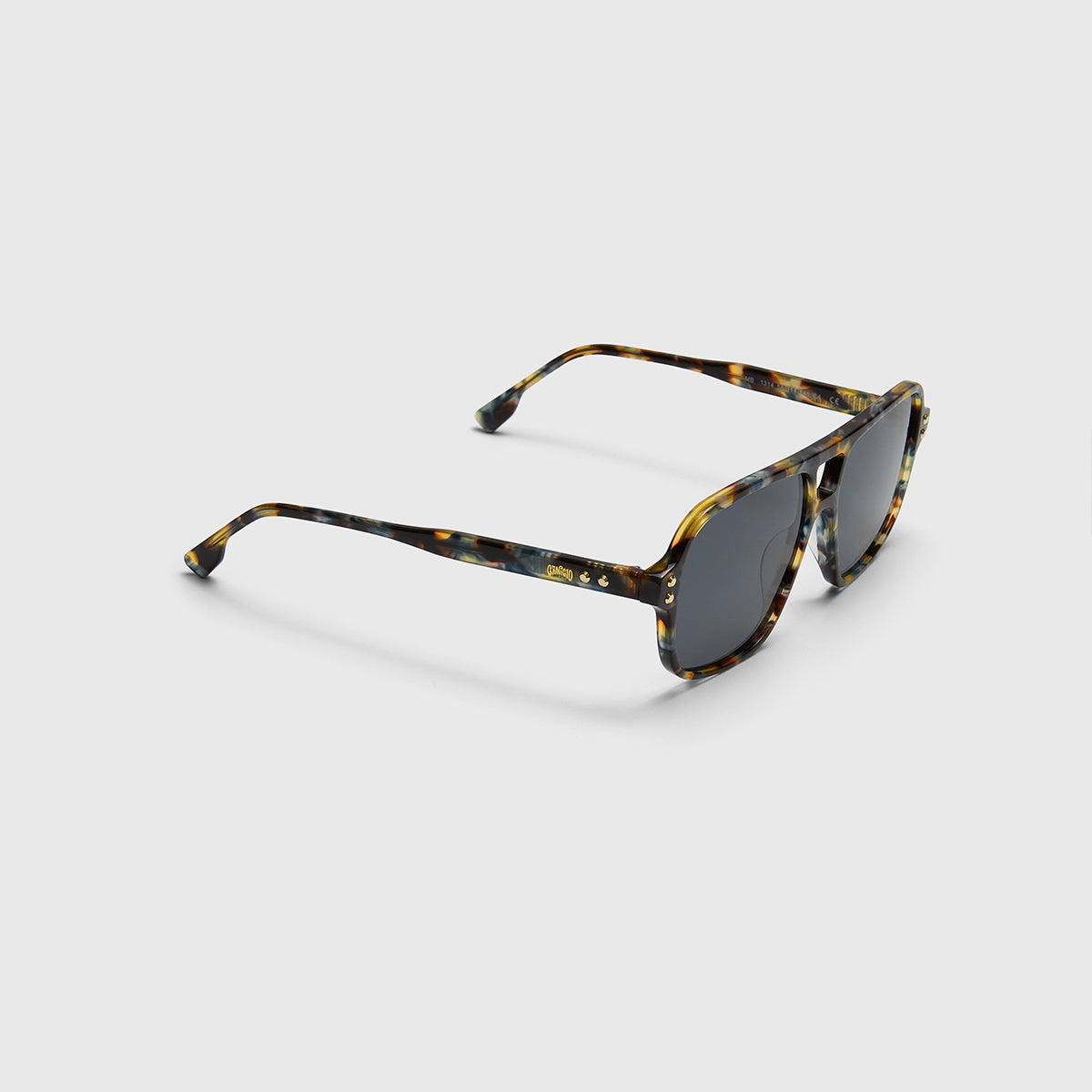 BLUE AND YELLOW TORTAINO POLARIZED SUNGLASSES