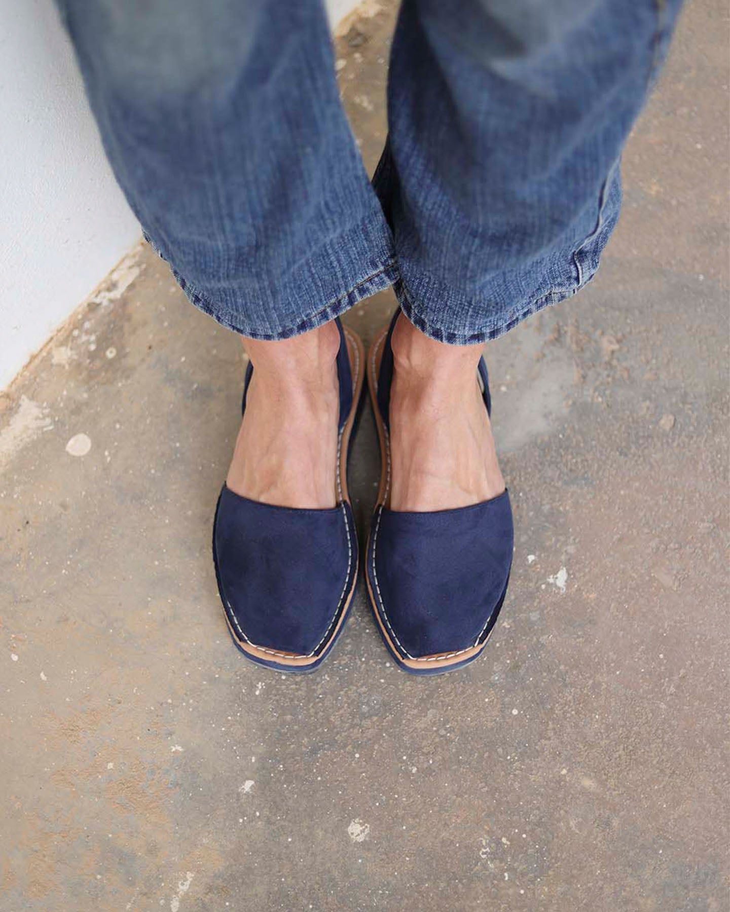 ABARCA MENORQUINA HOMBRE MARINO