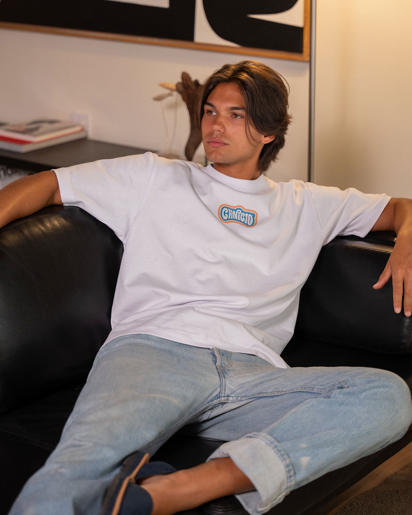 CAMISETA CANICIO 'HOTTEST' NARANJA